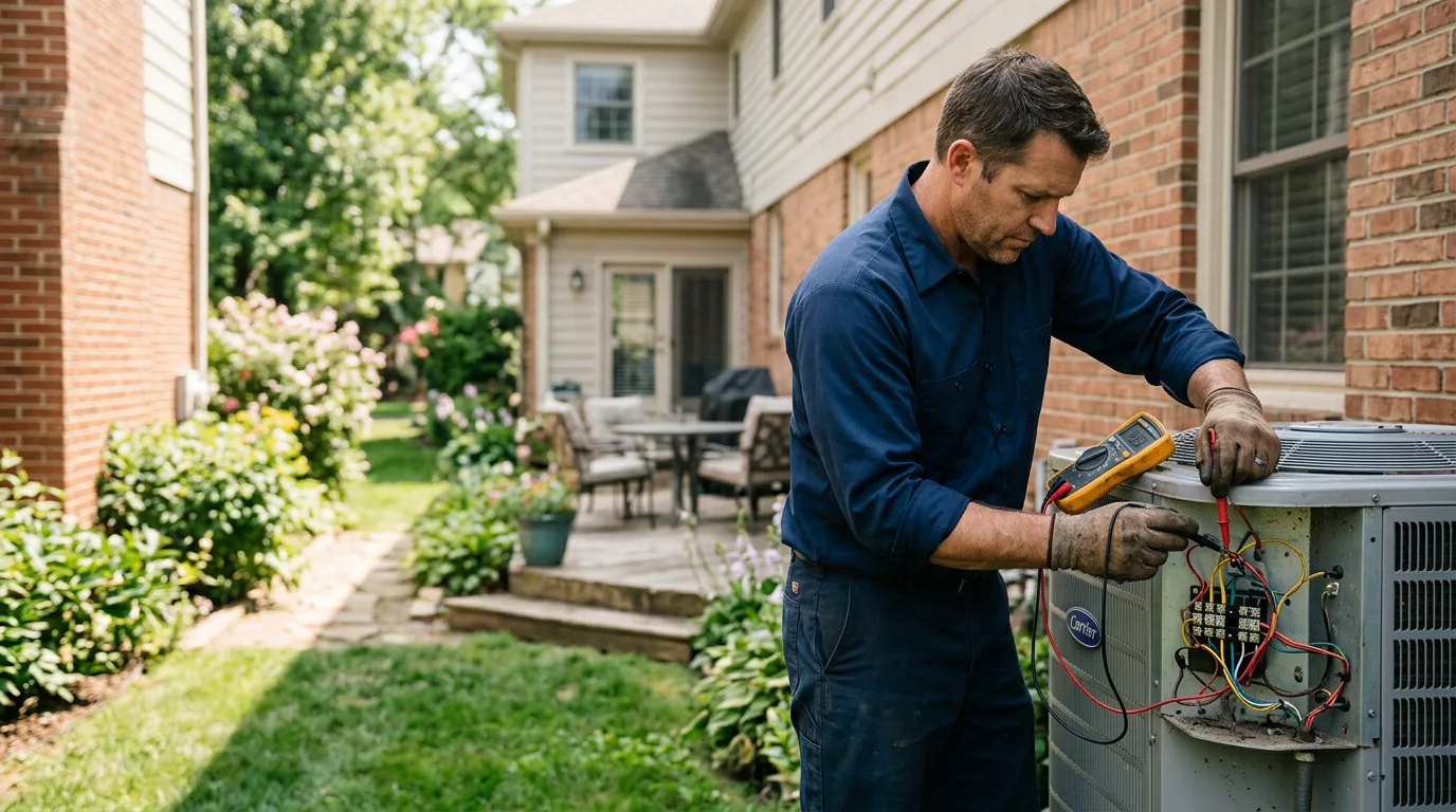 HVAC technician working near Oxon Hill, MD